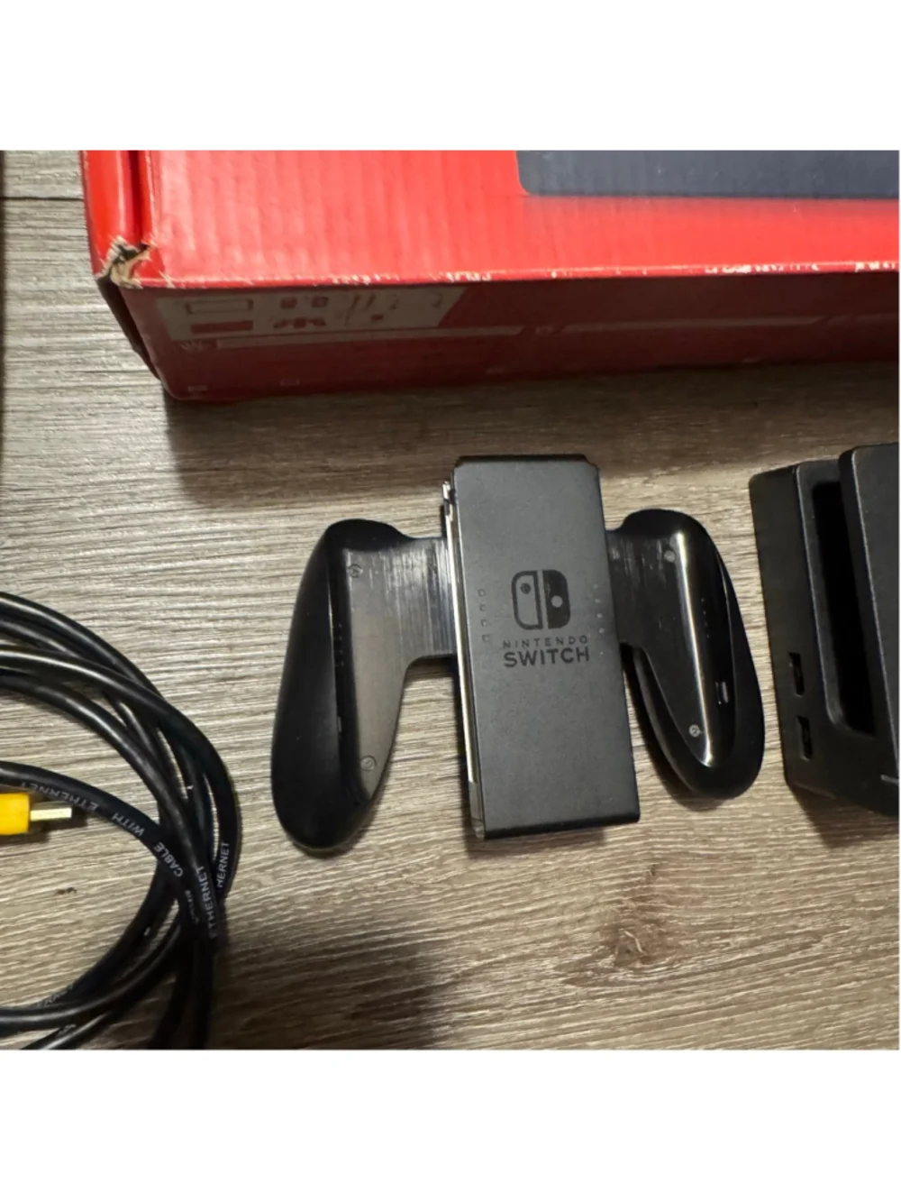 Nintendo Switch Console with Joy-Cons, Dock, and Accessories Bundle Lot